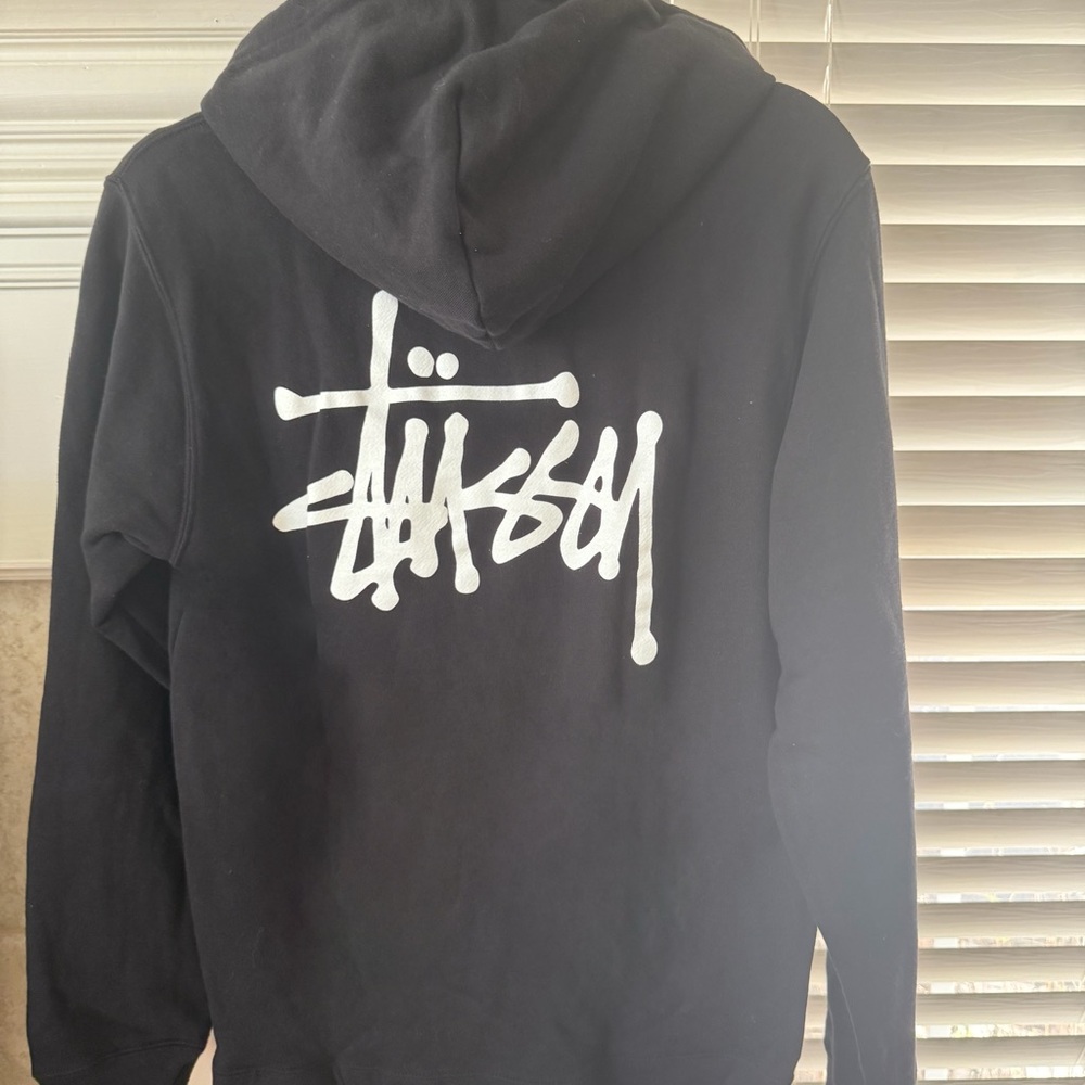 Stussy Black Hoodie Sweater